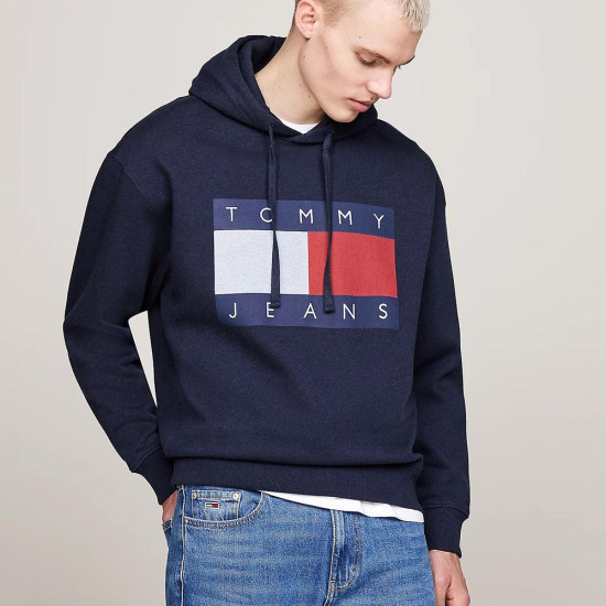 Tommy Hilfiger Ανδρικό φούτερ Tommy Flag Badge Melange Relaxed Hoody